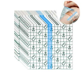 防水ドレッシング 防水フィルム 50枚 透明絆創膏 7x7cm キズ防水フィルム キズに保護フィルム ドレッシングテープ キズに保護テープ 防水 透明 粘着性 創傷用粘着 お風呂 固定テープ 入浴 水