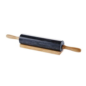 JEmarble大理石ハンドル麺棒/めん棒/のし棒/桿麵棍Rolling Pin