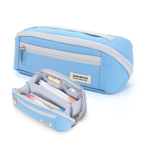 Omnpak大容量 筆箱 ペンケース 多機能 中学生 高校生 子供 小学生 耐水性 アンチスクラッチ シンプル おしゃれ ふでばこ 小物収納 男の子 女の子 ポーチ 筆入 鉛筆 万年筆 文房具収納 消しゴム