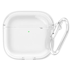 KOOLRIVER�EFor AirPods4 �N���A�P�[�X AirPods 4 �J�o�[ �N���A ���� TPU �J���r�i�t�� �ی�J�o�[ �G�A�[�|�b�Y ��4���� 2024���f�� ���C�����X�C���z�� ���h�~