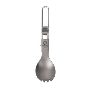 S'more(�X���A) Titanium FD Spoon �L�����v �J�g�����[ �X�v�[�� �`�^�� �A�E�g�h�A �܂肽���� �R���p�N�g �L�����v�J�g�����[ �s�N�j�b�N �o�[�x�L���[ �g�їp �H�� �܂肽���݃X�v�[��