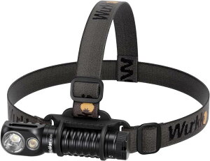 Wurkkos HD20 LED�w�b�h���C�gUBS�[�d�� �W���E�U���ؑ� 2000���[�������P�x�w�����d�� �c�ʕ\�� 90°�p�x���߉\ IPX68�h�� �o�R �L�����v �U�� �ނ� ��ԌP�� ��Ɨp ��d �h�� �n�k ���΍�