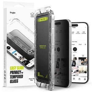 �yRingke�ziPhone 16 Plus/iPhone 15 Plus �K���X�t�B���� EASY SLIDE PRIVACY TEMPERED GLASS FILM �d�x9H ��ʕی� �S�ʕی� �t���ی� �ی�K���X �����K���X �v���C�o�V�[ �A�C�t