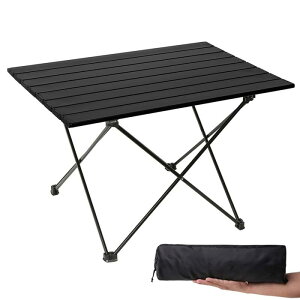 Lve[u A~[e[u ܏݃e[u AEghA nCLO Lv e[u RpNg sNjbNe[u~j[e[u Aluminum Roll-Up Camping Table ܂肽ݎ B