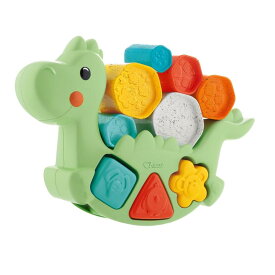 キッコ(Chicco) ゆらゆら恐竜さんパズル エコプラス (2in1 Rocking Dino ECO+) 00 010499 100 000 【1才～4才頃】【知育玩具】【Eco・環境配慮】【ギフト】