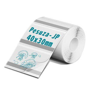 Pesuza ���M���[���� Phomemo M110 M120 M220 �Ή� ���� 40x30mm ���M�p�� ���x���V�[�� �����n �p�� ���S�� �ϐ� 230������ ���M�V�[�� �������x�� �T�[�}���v�����^�[�p �������� ������� ���[ �l�D