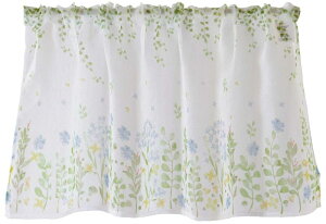Sunny day fabric �J�t�F�J�[�e�� �{�^�j�J���t�����[ ��100cm x ��45cm (�u���[)
