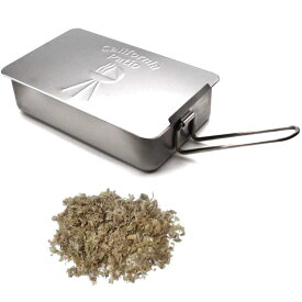 California Patio Smoke Buddy 燻製器 ハンディステンレススモーカー スターターウッドチップ300gm＆日本語版レシピ付 調理器具 スモークキャンプギア ベランピング ガーデンBBQ