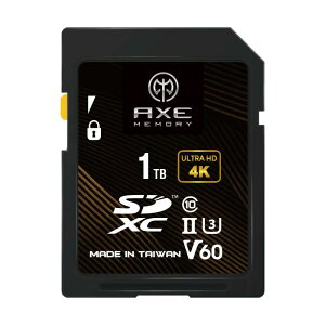 AXE SD�J�[�h 64GB 128GB 256GB 512GB 1TB V30 UHS-I V60 UHS-II U3 A1 A2 C10 Class10 4K UHD����Ή� microSDXC/SD�y�A�N�X������ �z