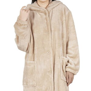 [MIRIKOO] ����ѕz ���[���E�F�A �g���� M-����110cm/L-����130cm �t�[�h�t�� �{�^���t�� ����u�����P�b�g �����܂� ������ �p�W���} �K�E�� ���u�� �t�����l�� �ӂ�ӂ� �z�����M �Ód