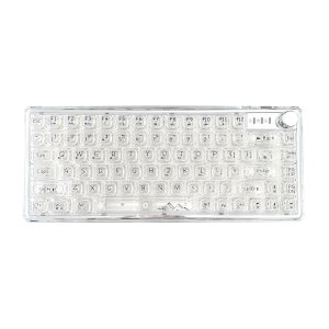 ROTISNAR × EWEADN V80 �N���X�^���������J�j�J���L�[�{�[�h 84�L�[75%���C�A�E�g 3���[�h�����ڑ� Bluetooth/2.4G/Type-C ���C�����X�L�[�{�[�h �z�b�g�X���b�v�Ή� RGB���C�g Mac/Win�Ή� �Q�[�~���O