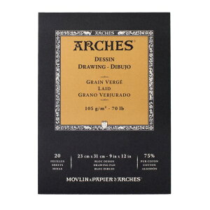 Arches �A���V�� �X�P�b�`�p�b�h 105g/m2 23X31cm 20�� (39563100)