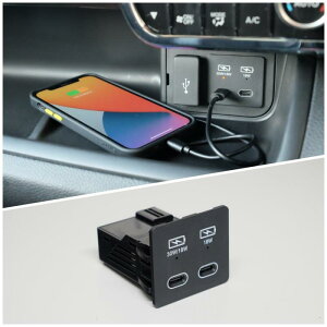 [UC PRODUCE]�z���_N-BOX��p USB TYPE-C�X�}�z�}���[�d�� 18W+18W / MAX 30W JF3/JF4 /PD/PPS/
