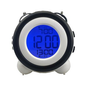 �ڊo�܂����v �剹�� �f�W�^�� �x�� �_�u���A���[�� �X�k�[�Y �@�\ LED �o�b�N���C�g 2�� LCD �d�r�� �f�B�X�v���[ ��� �u�����v ���@�\�X�k�[�Y�{�^�� �f���A���A���[��