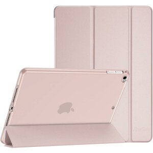 ProCase iPad 9.7 �P�[�X�AiPad 6���� 2018/ 5���� 2017, iPad Air 2 1 �ی�J�o�[, 3�܂� �X�}�[�g�P�[�X TPU�o�b�N�J�o�[ �X�^���h�@�\