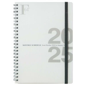 �L���N�g�E �蒠 2025�N 2024�N10���n�܂� FOBCOOP A5 W�����O�Ԃ��^�C�v �}���X���[ �� PBF57W25