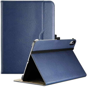 ProCase iPad 11����/10���� �P�[�X iPad�iA16�j11�C���` 2025/10.9�C���` 2022�ʗp PU���U�[�J�o�[ A2696 A2757 A2777 �y�����[ �ϏՌ� �蒠�^ �X�^���h �t�H���I�J�o�[
