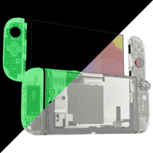 eXtremeRate Nintendo Switch 2�Ή��pDIY�����V�F���{�^���ASwitch 2  Joycon 2�Ή��J�X�^���t���Z�b�g �w�ʃv���[�g �R���g���[���[�n�E�W���O�{�^���t�� �f���b�N�X��-�N���A�n