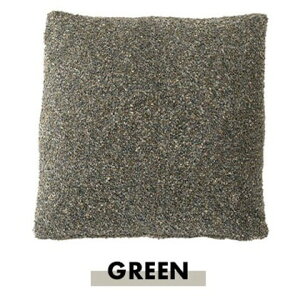 クッション ブークレ生地 コットン ポリエステル 中綿入り 大きめサイズ 45×45 混色 ニュアンスカラー フロアクッション ソファ おしゃれ もこもこ 北欧