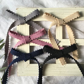 【50cm】ボンボン付き綾テープリボン幅1.3cm 綾織　リボン　カルトナージュ　マスクカバー リボン ピアス イヤリング ハンドメイド 手芸 アクセサリー 材料 素材 パーツ 手芸 チャーム 問屋ヘアゴム 商用