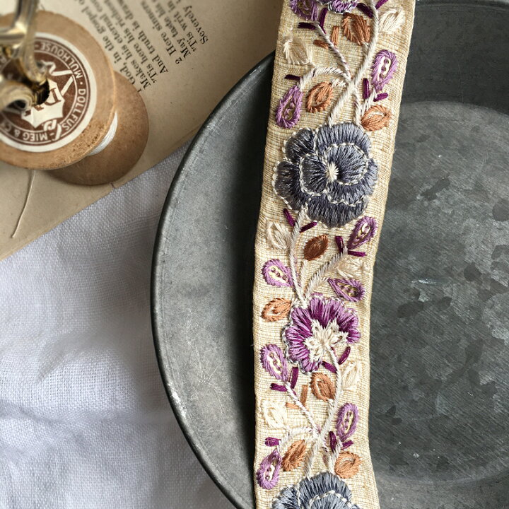 楽天市場】【25cm】インドリボン フラワー 小花 花 ショルダー 