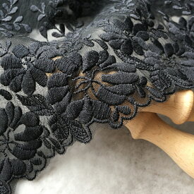 【50cm】スカラップレースクロス レース リボン 軽い 薄い イヤリング ハンドメイド 手芸 アクセサリー 材料 素材 パーツ 手芸 バレッタ カチューシャ チャーム　ニューボーンフォト　撮影小物ヘアゴム 商用