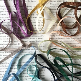 【100cm】グログランリボン ペタシャム　6mm /9mm　細い グログラン 畝 うね リボン ブレード 縁 リボン 軽い 薄い おしゃれ ピアス イヤリング ハンドメイド 手芸 アクセサリー 材料 素材 パーツ 手芸 バレッタ カチューシャ 6ミリ　9ミリヘアゴム 商用