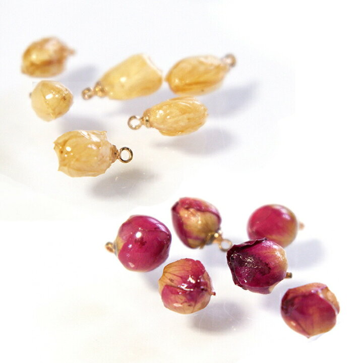 楽天市場 スーパーsale10 オフ お花のつぼみチャーム 2個セット ドライフラワー 吊り下げ カン付き カン 花 フラワー ハンドメイド ピアス イヤリング アクセサリー パーツ アクセサリーパーツ 手芸 アクセ 素材 軽い おしゃれ おすすめ 問屋 卸 手芸用リボンの