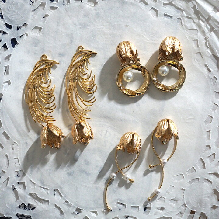 楽天市場】【2個】アクセサリー パーツ タッセルキャップ タッセル 