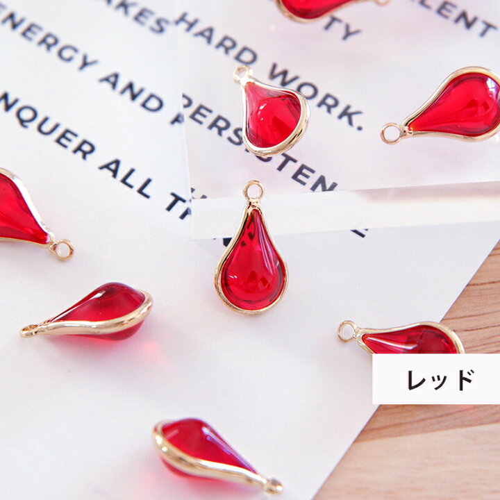 楽天市場】【2個セット】フレームガラス しずく ドロップ ピアス 