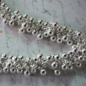 【15cm】メタルボール 丸玉 チェーン（小）3.6mm ボールチェーン　じゃらじゃら ゴールド　アクセサリーパーツ CCB 素材 材料 ビーズ ピアス パーツ 部品 ボリューム 華やか 上品 大人手芸 ハンドメイド 問屋　メタル ゴールド 商用