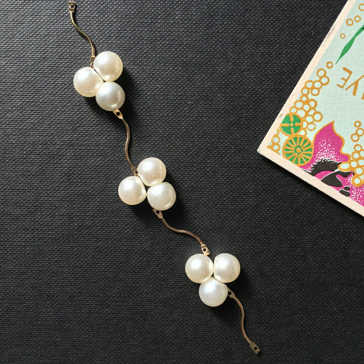 楽天市場】【4個】ウエーブメタルコネクター アクセサリーパーツ 