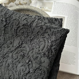 【45cm/90cm】ブラックジャガード生地　黒 カットクロス 　カット済み　ディスプレイ イベント 撮影小物 インテリア 雑貨 背景 インスタ 小物 作家　ハンドメイド　販売　什器 手芸 アクセサリー 材料 素材