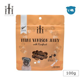 iti ドッグトリーツ ベニソンジャーキー エイジングケア 100g 犬 おやつ ベニソン キウイ 天然サプリメント配合