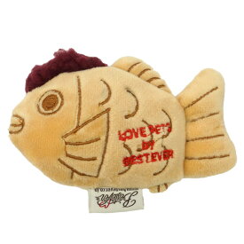 ベストエバー スクイーキー　Pet Toy たい焼き【音鳴り】【おもちゃ】　犬 ドッグ フェレット ペットグッズ ペット用品 ぬいぐるみ オモチャ ストレス解消 かわいい 写真映え ユニーク おもしろ