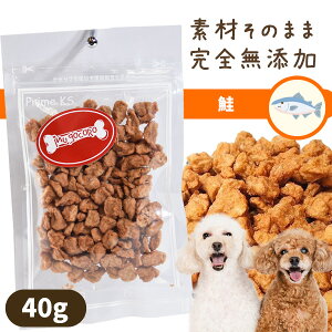 プライムケイズ 鮭ビッツ 40g【国産】【無添加】犬 ドッグ おやつ トッピング しつけ トレーニング 国産 無添加 無着色 サケ さけ 魚 オメガ3脂肪酸 低脂肪 高タンパク質 ヘルシー 心臓ケア