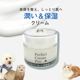 P. ピードット パーフェクトクリーム プロ 40g 【臨床獣医師監修】犬 フェレット 小動物 ねこ 猫 ペット 保湿 潤い 乾燥 お手入れ ボディケア 全身 スキンケア 化粧水 頭皮 皮膚 ヘアケア 水素イオン 肌 国産 弱酸性 ハンドケア 被毛 ブラッシング グルーミング