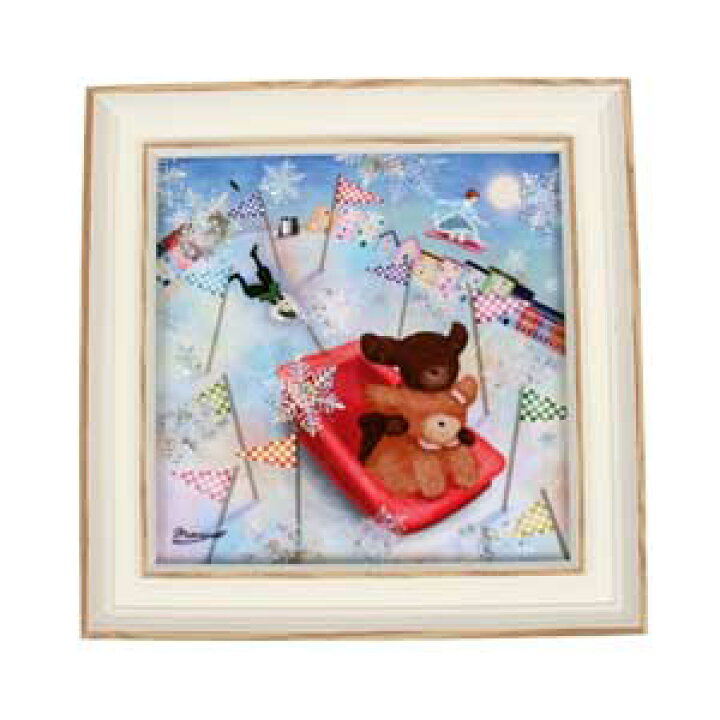 楽天市場 なかのまりの ミニゲルアートフレーム ちょっとそこまで Nm 003 犬 ドッグ プードル 絵画 絵 インテリア 額 樹脂フレーム グッズ プードルチャンネル楽天市場店