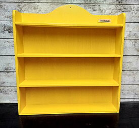 Wood Shelf -キッチン棚 yellow
