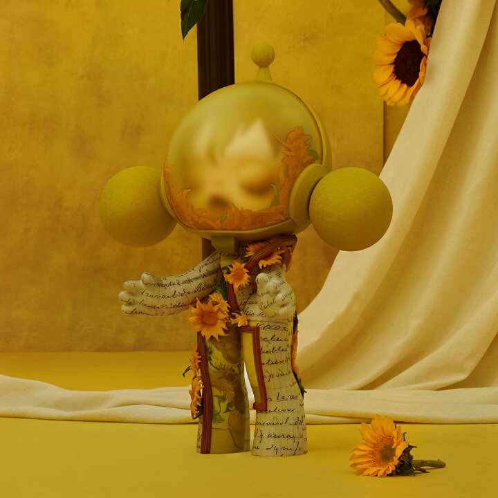 楽天市場】【POP MART 公式ストア】MEGA α SKULLPANDA 400% Van Gogh 