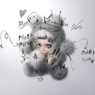 【POP MART 公式ストア】θ SKULLPANDA Punk Panda ぬいぐるみ　 スカルパンダ すかるぱんだ ドール おも…