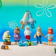 【POP MART 公式ストア】SpongeBob Bikini Bottom Buddies おかしなぬいぐるみシリーズ【アソートボック…