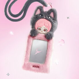 【POP MART 公式ストア】aespa Fluffy Club シリーズ カードホルダー Fluffy GELBULNYANGI　　エスパ K-POP グッズ ドール おもちゃ ガチャガチャ ソフビ人形 キーホルダー ブラインドドール ギフト 推し活 ポプマ