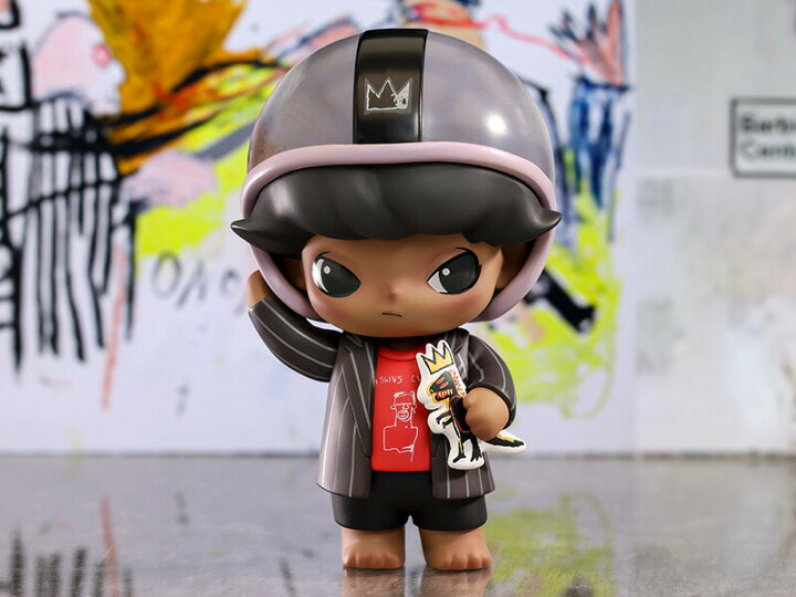 楽天市場】DIMOO × JEAN-MICHEL BASQUIAT 001 ビッグサイズ : POP MART 