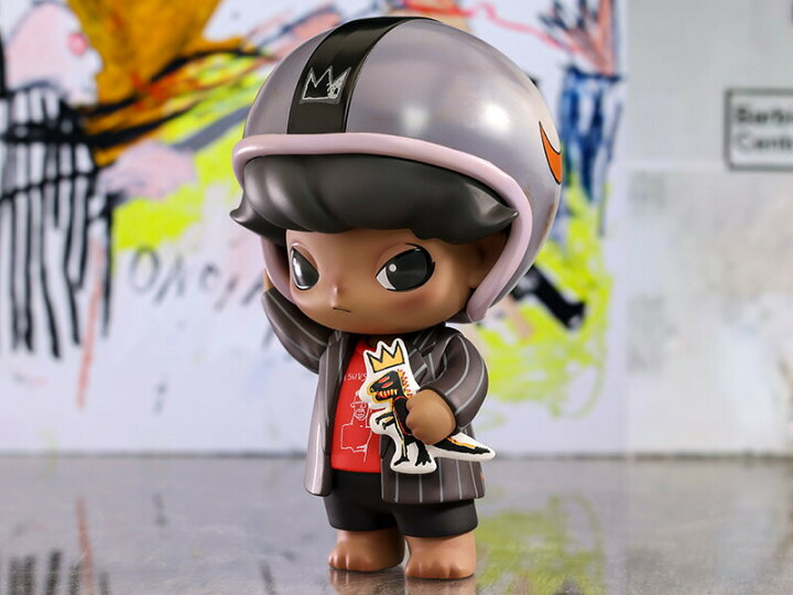 楽天市場】DIMOO × JEAN-MICHEL BASQUIAT 001 ビッグサイズ : POP MART 