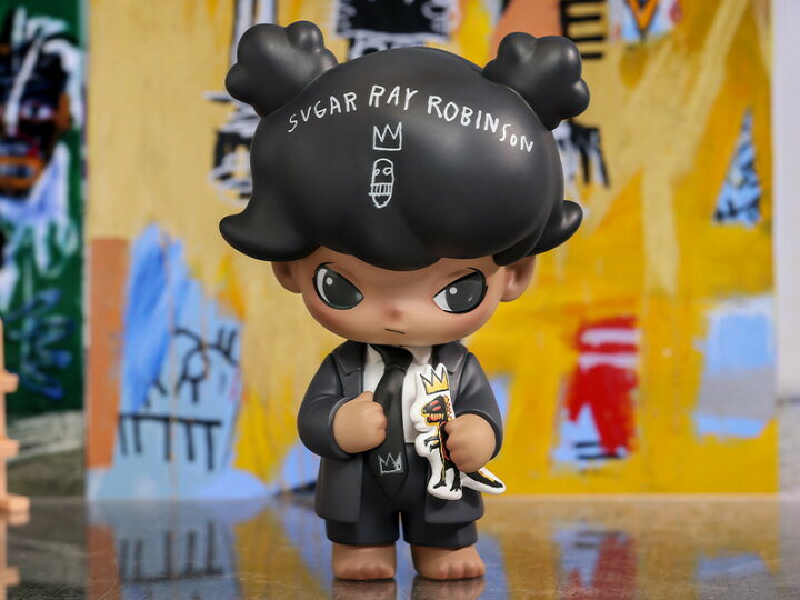 楽天市場】DIMOO × JEAN-MICHEL BASQUIAT 002 ビッグサイズ : POP MART 