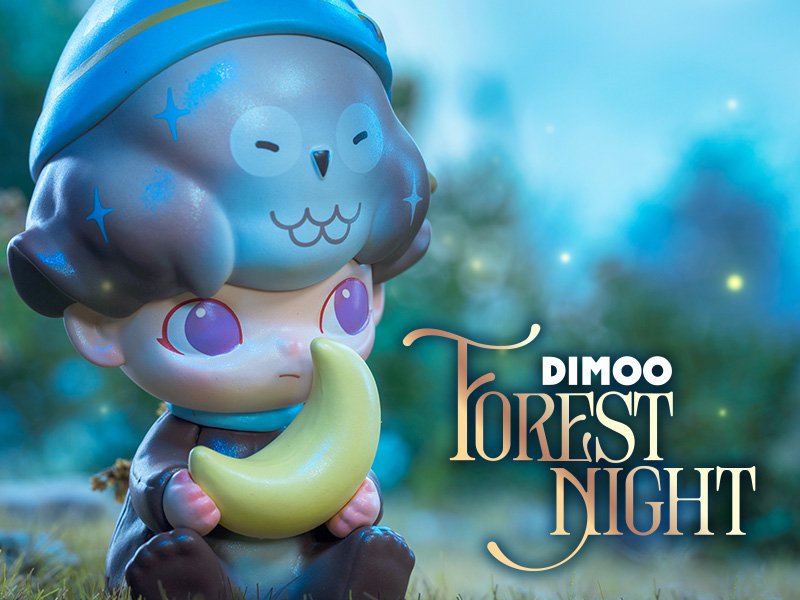 POP MART 公式 ポップマート フィギュア ソフビ ディズニー pucky NIGHT dimoo ピース FOREST シリーズ labubu DIMOO 買い物 は自分にプチご褒美を