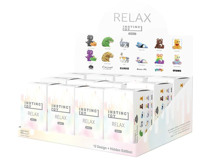 楽天市場】POPMART × INSTINCTOY SERIES1 RELAX【アソートボックス  