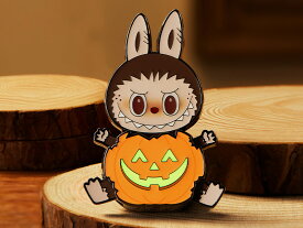 POP MART 公式ストア ハッピー ハロウィン パーティー シリーズ パンプキン マグネットバッジ LABUBU
