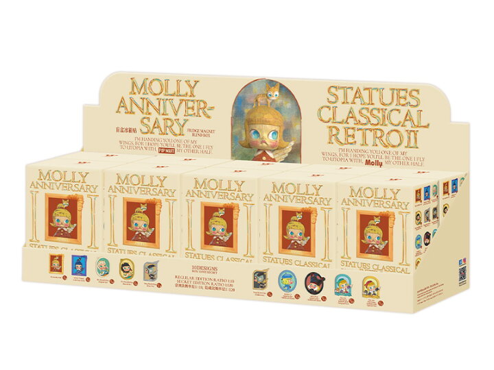 楽天市場】POP MART MOLLY アニバーサリー クラシカル レトロ 2 